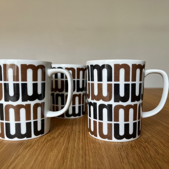 Lot of 8 Vintage 70's Fitz & Floyd Neiman Marcus Coffee Mug Cup Logo Helvetica - Picture 8 of 15